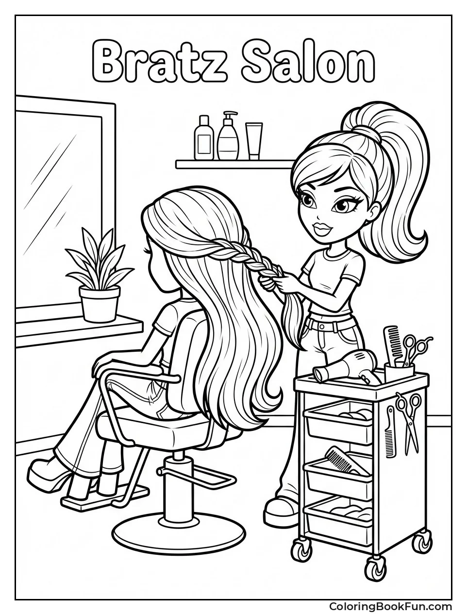 Bratz Braid Long Hair