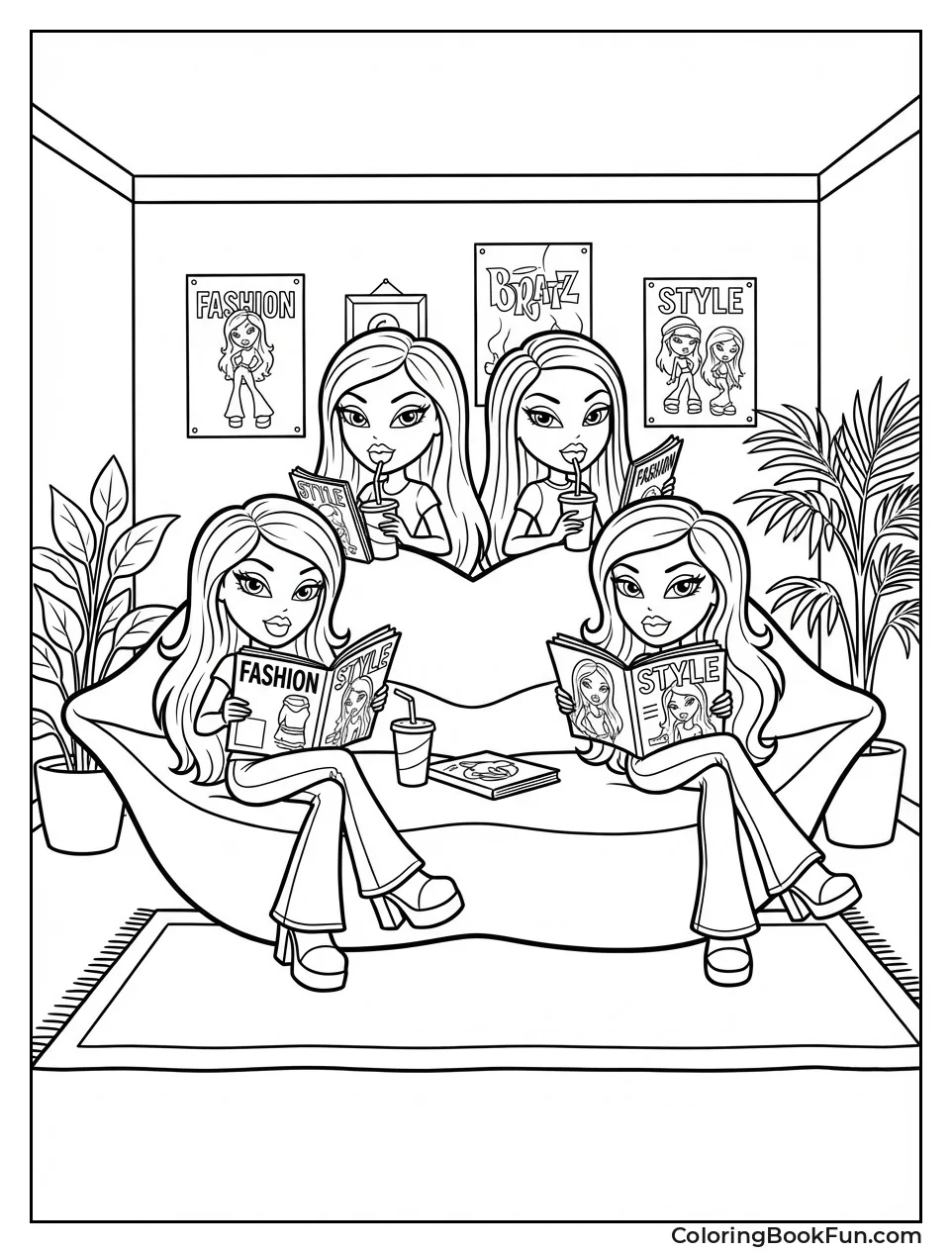 Bratz Relax on Lip Couch