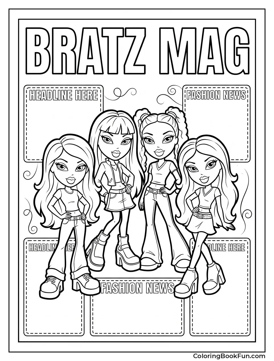 Bratz Pose for Cover