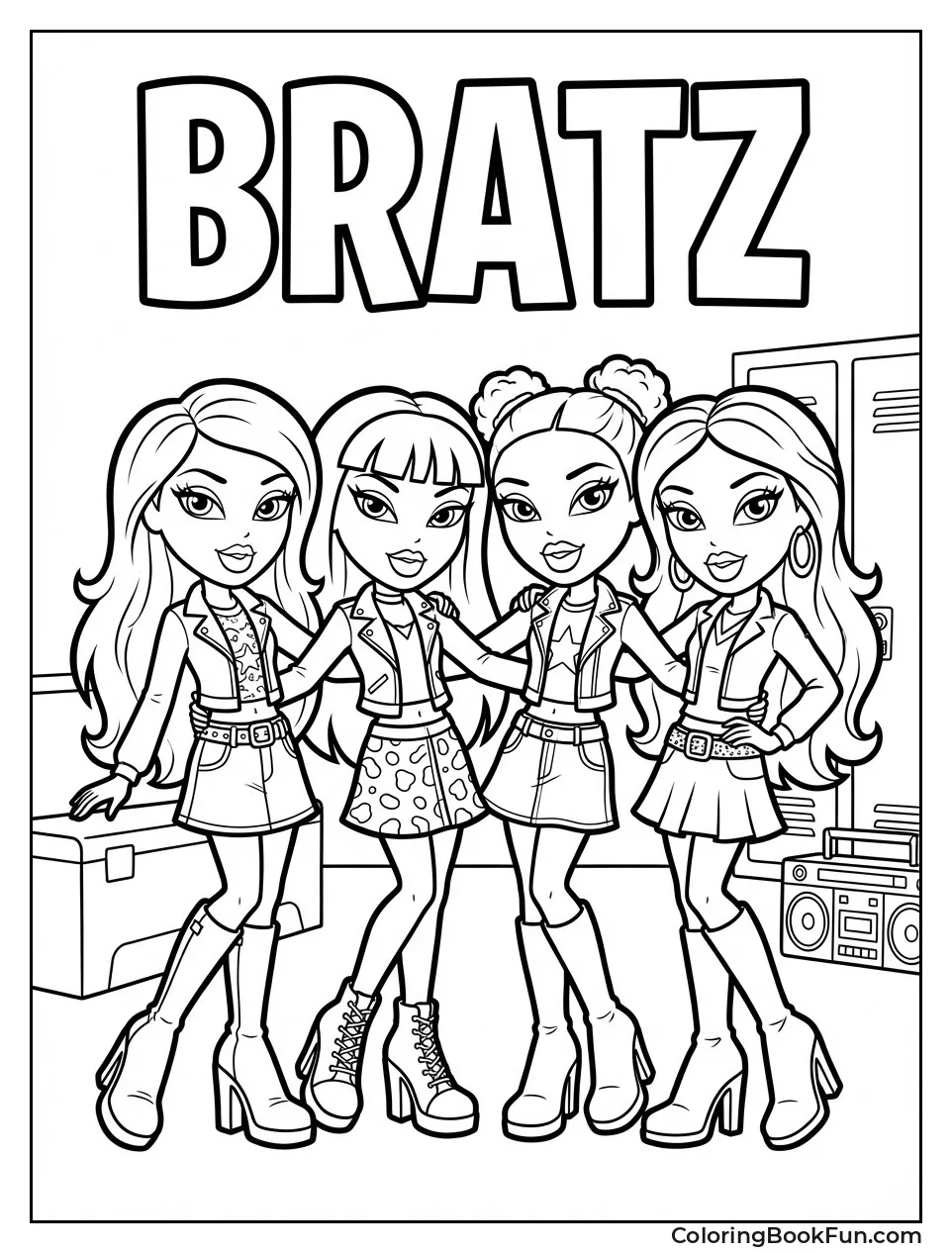 Bratz Pack Poses Together