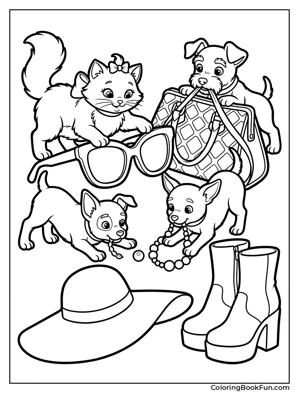 Cute Pets Wear Accessories