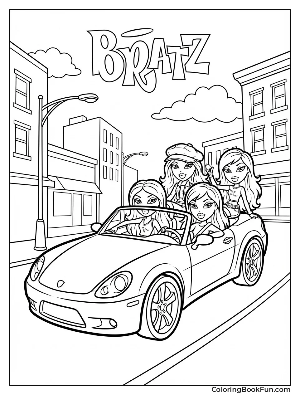 Bratz Drive Pink Convertible