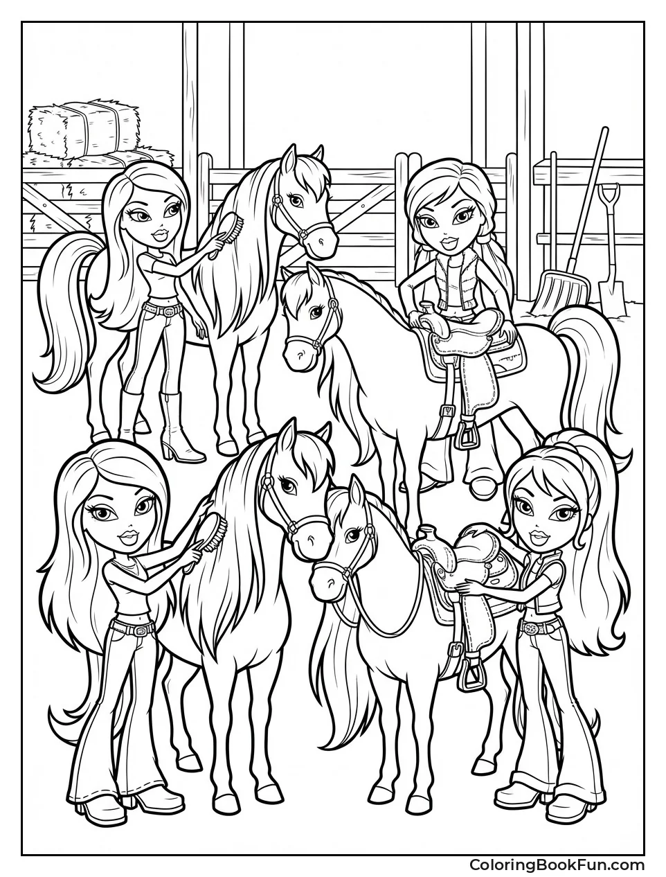 Bratz Brush Colorful Ponies