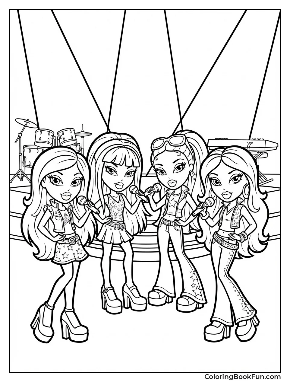 Pop Starz Sing Onstage