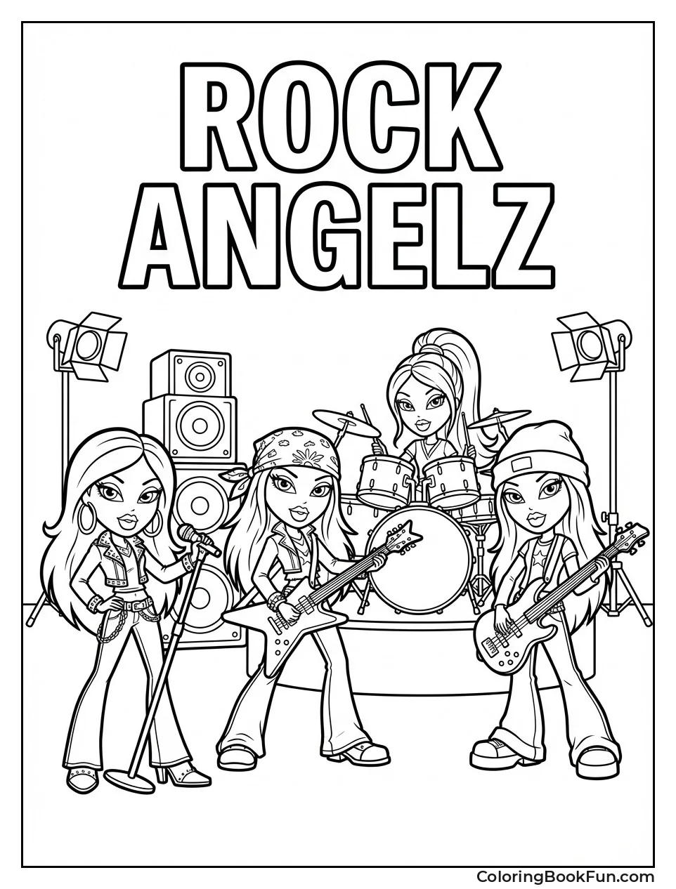 Rock Angelz Play Concert