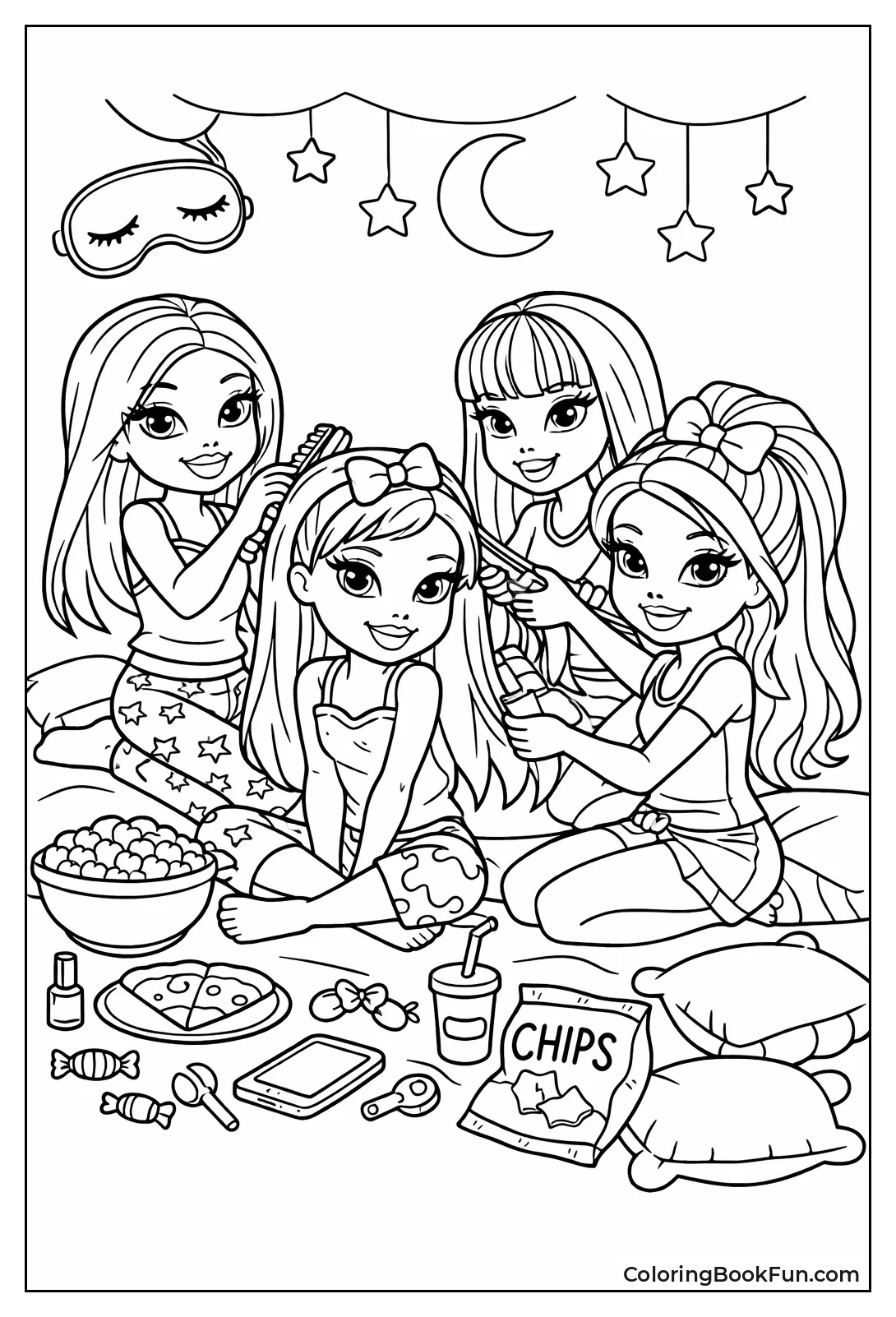 Bratz at Slumber Party