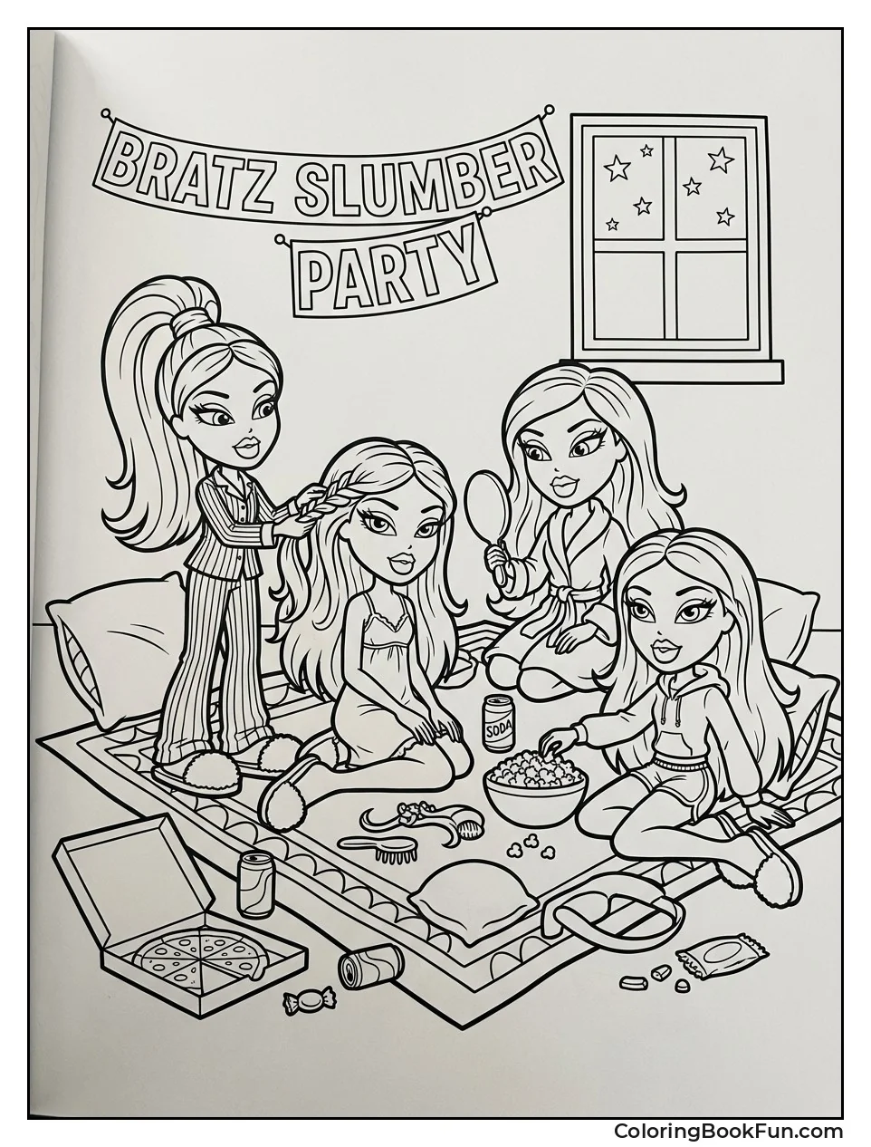 Bratz at Slumber Party