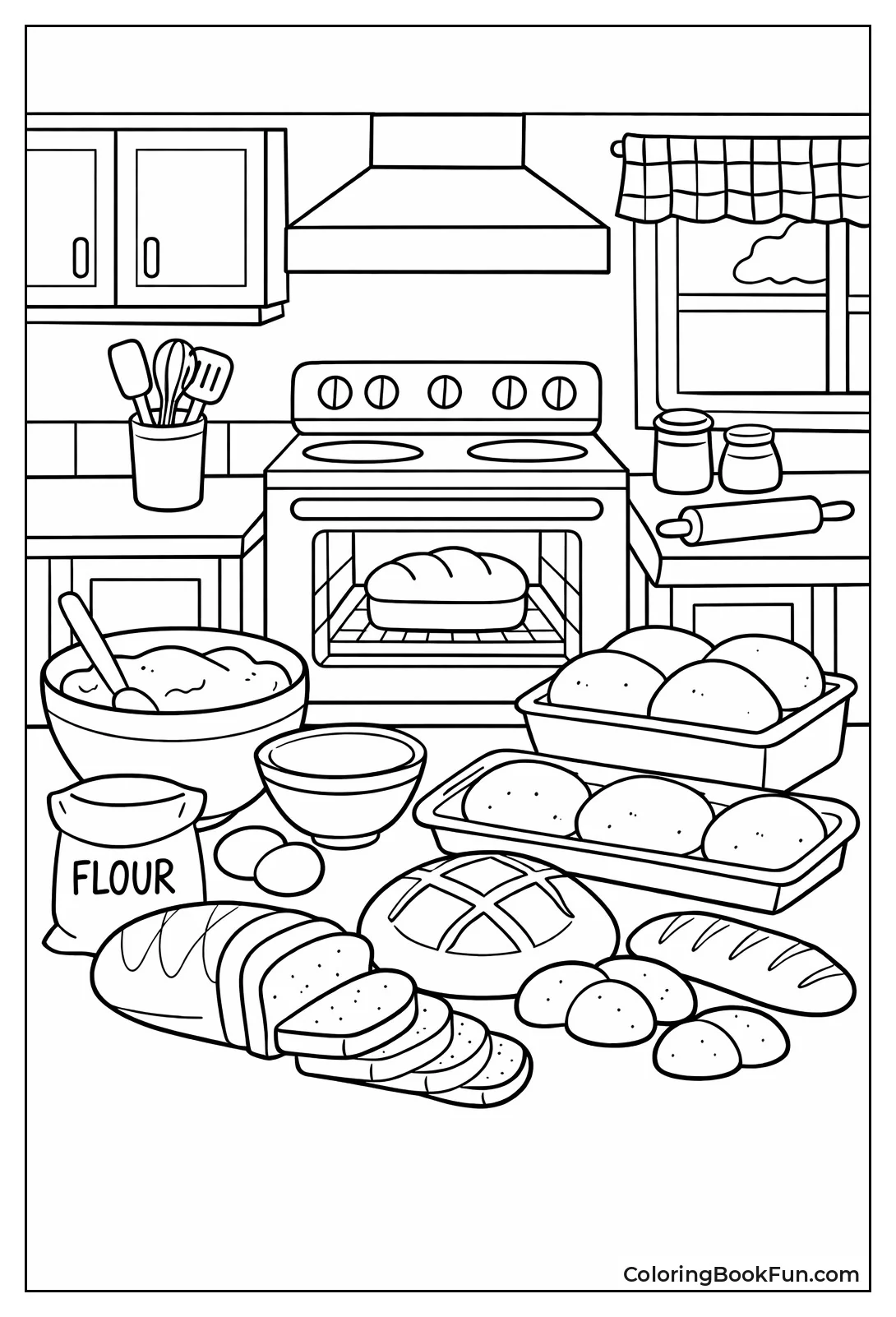 Kitchen Rising Loaf Counter