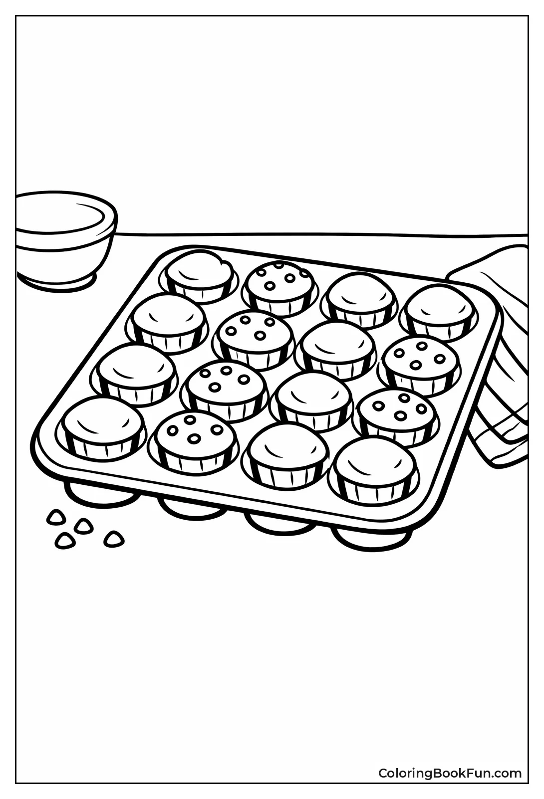 Choco Chip Mini Muffins