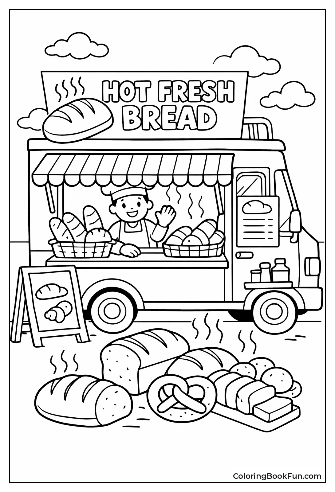 Steaming Bread Food Truck