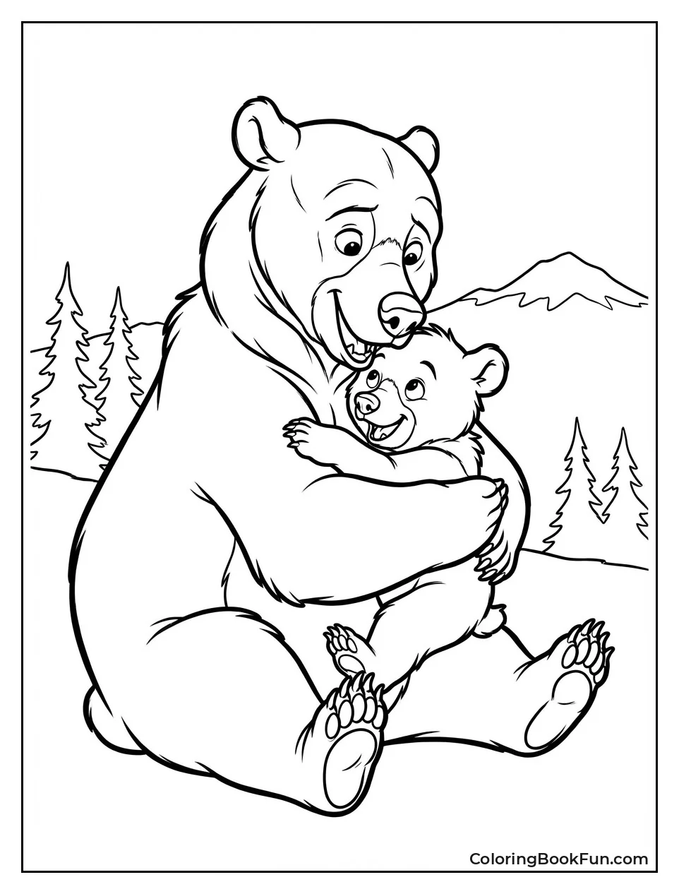 Kenai Hugs Koda in Joy