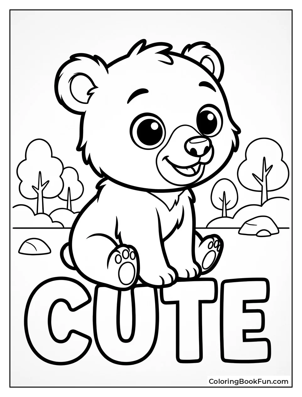 Kawaii Koda with Giant Eyes