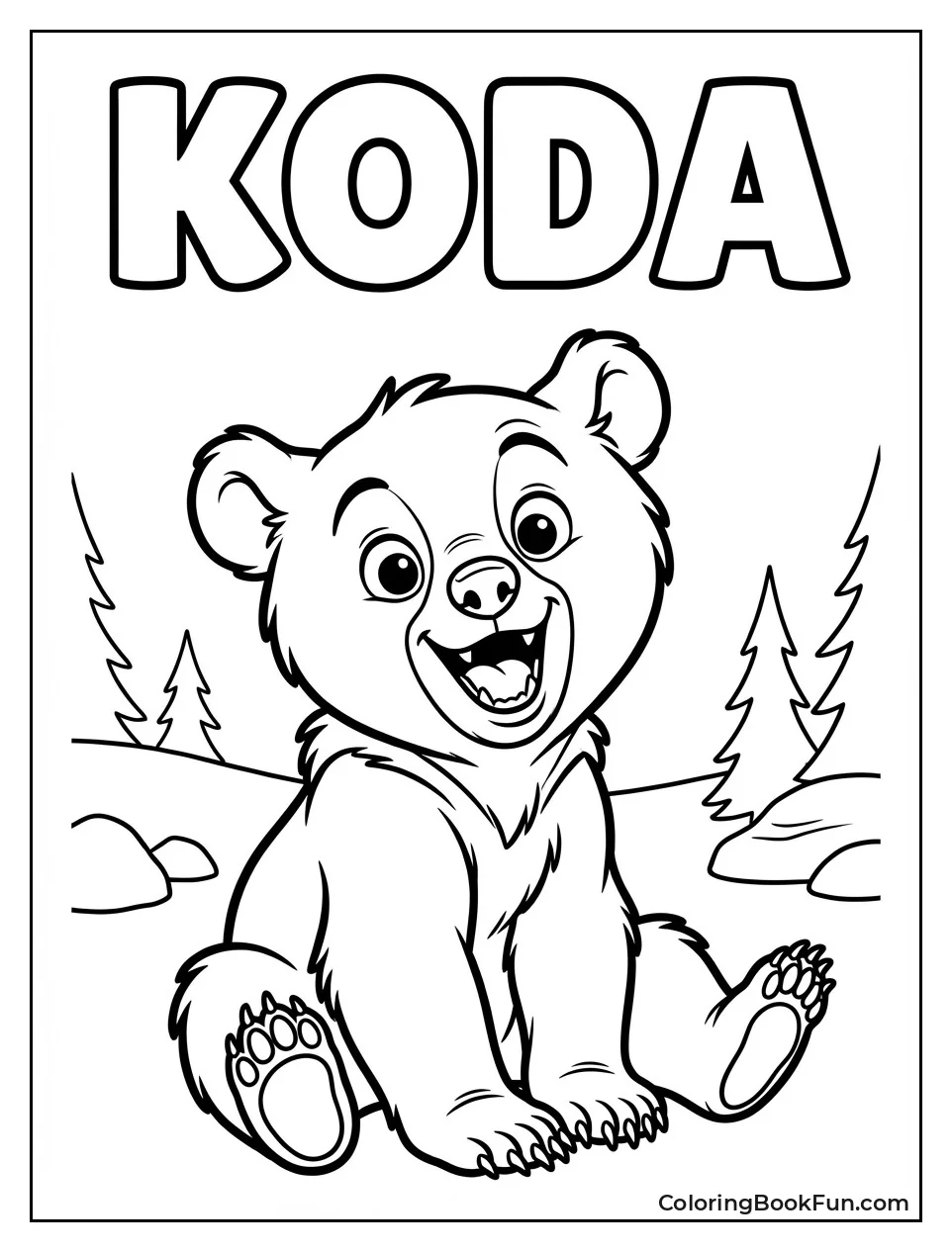 Cute Koda Grins with Big Eyes