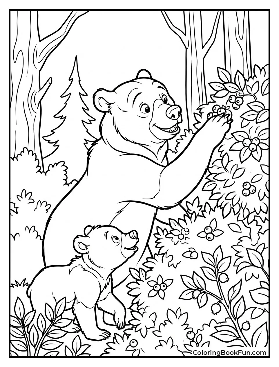 Koda's Mom Picks Forest Berries