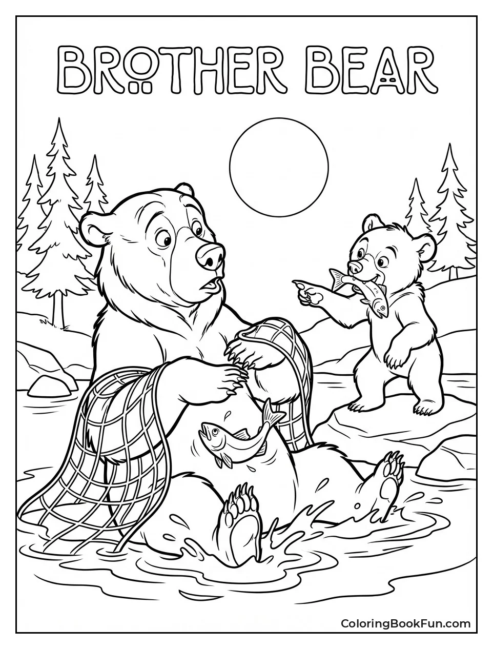 Kenai Tries Fishing like Koda