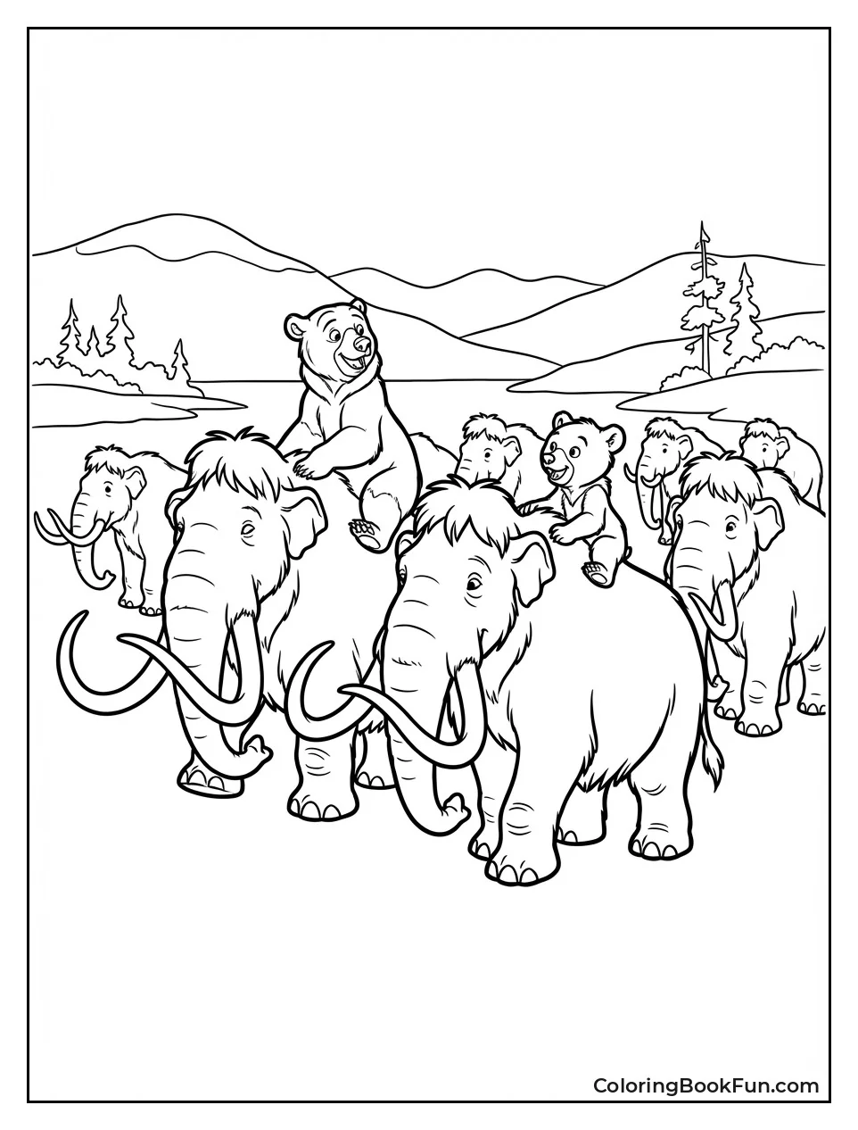 Riding Mammoths on Wide Plains