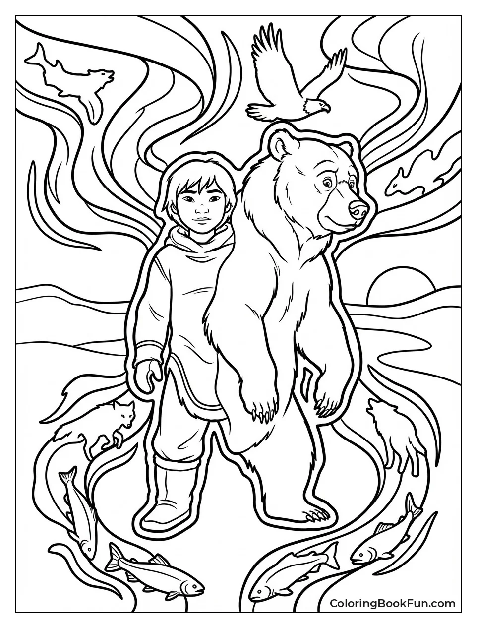 Kenai Transforms in Golden Lights