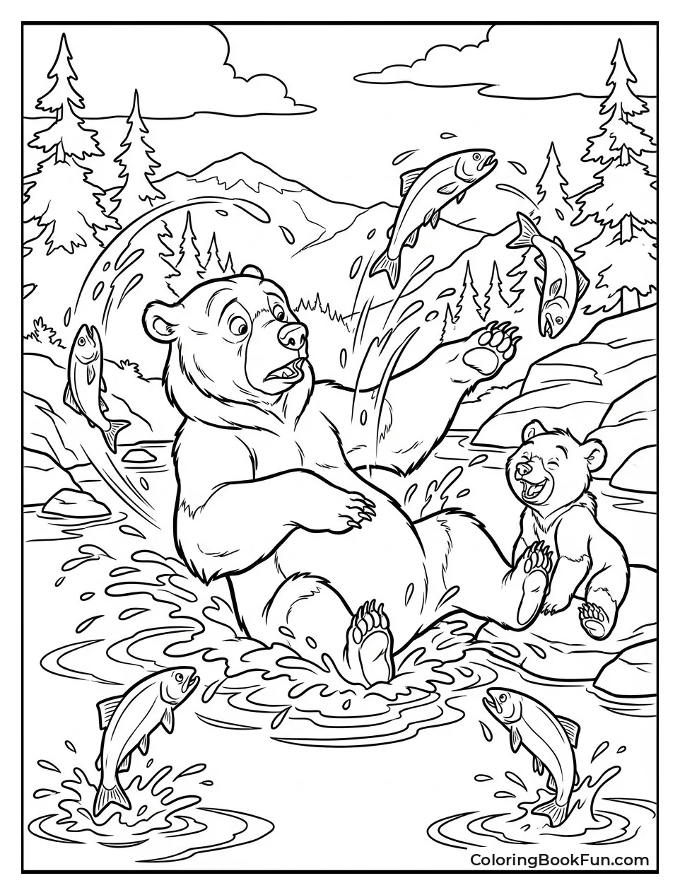 Tug Splashes Huge Water Drops