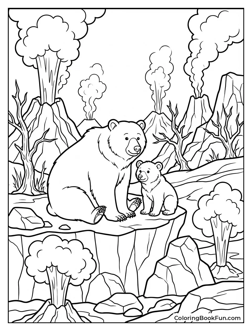 Steamy Geysers near Red Rocks