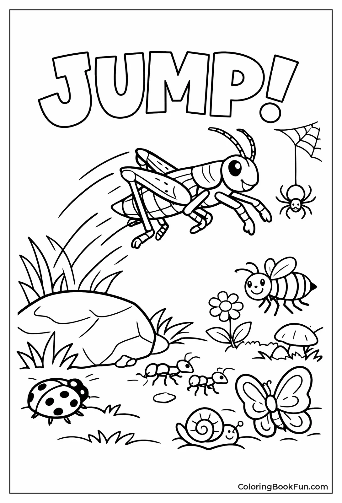 Grasshopper Jumping High