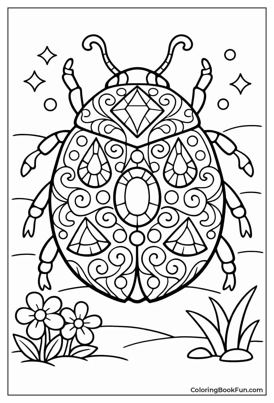 Jeweled Beetle Pattern