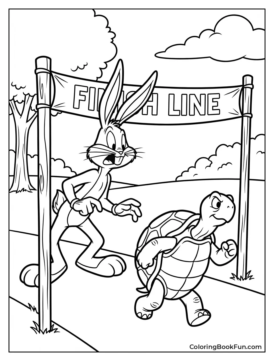 Bugs Bunny Races Cecil Turtle