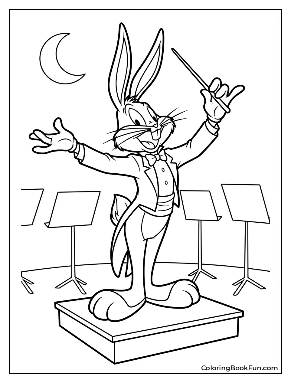 Bugs Bunny Conducts Orchestra