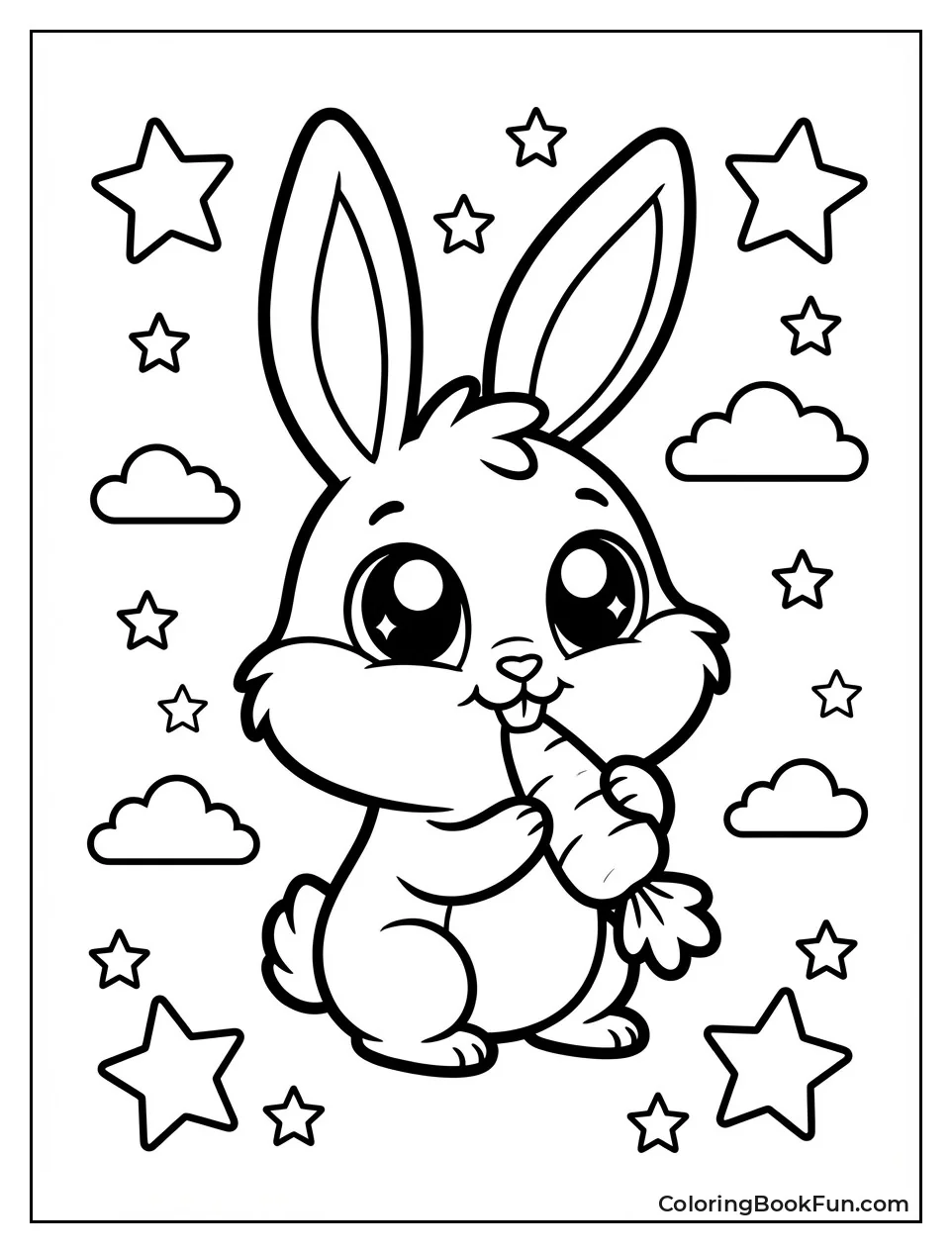 Kawaii Bugs Bunny Sparkles