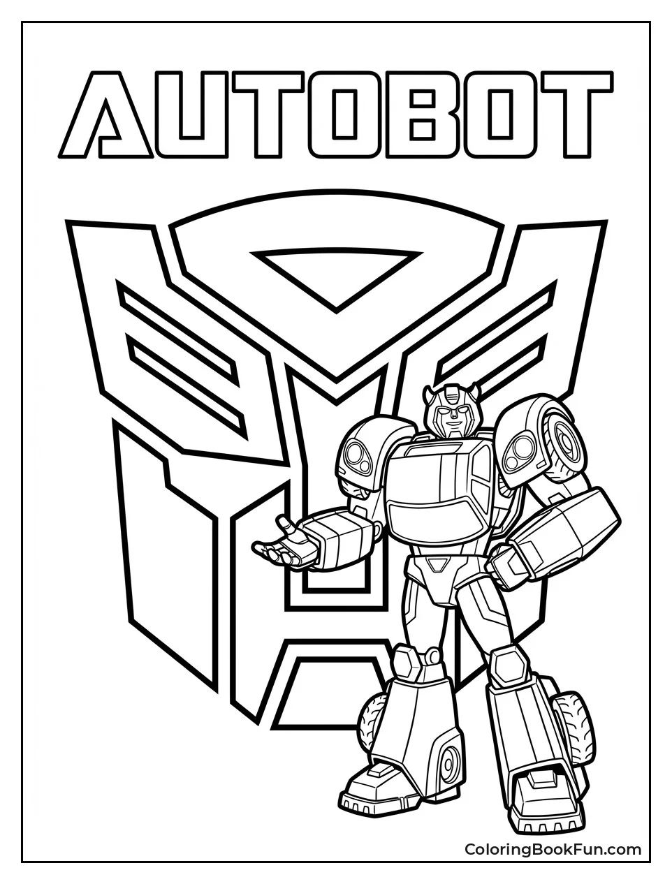 Bumblebee before Autobot Symbol