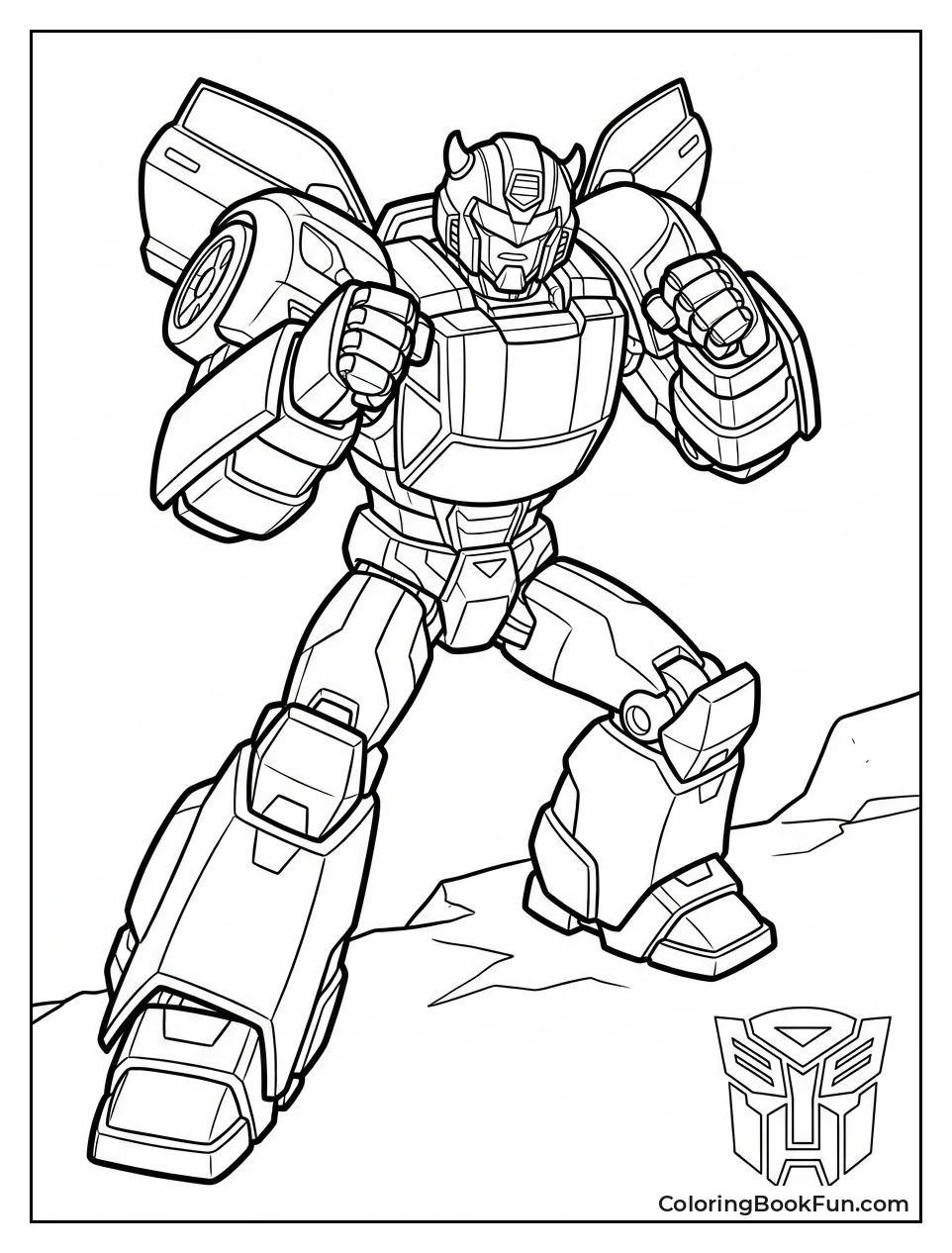 Battle Bumblebee Raises Fists