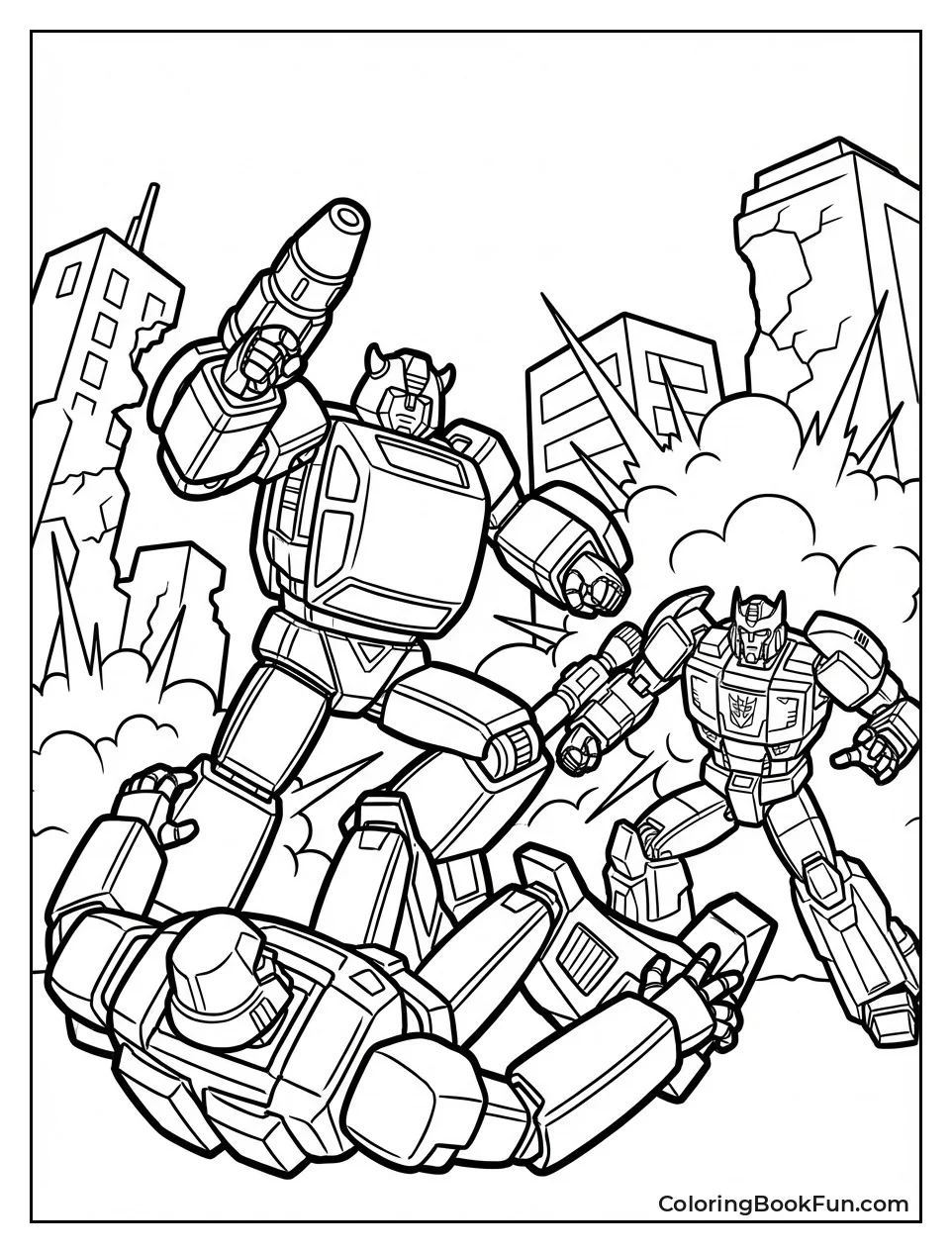 Bumblebee Battles City Chaos