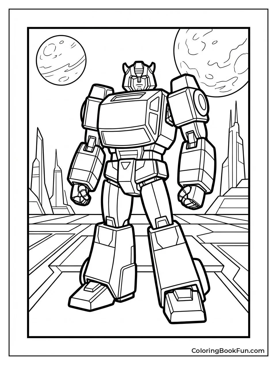 Bumblebee Stands on Cybertron