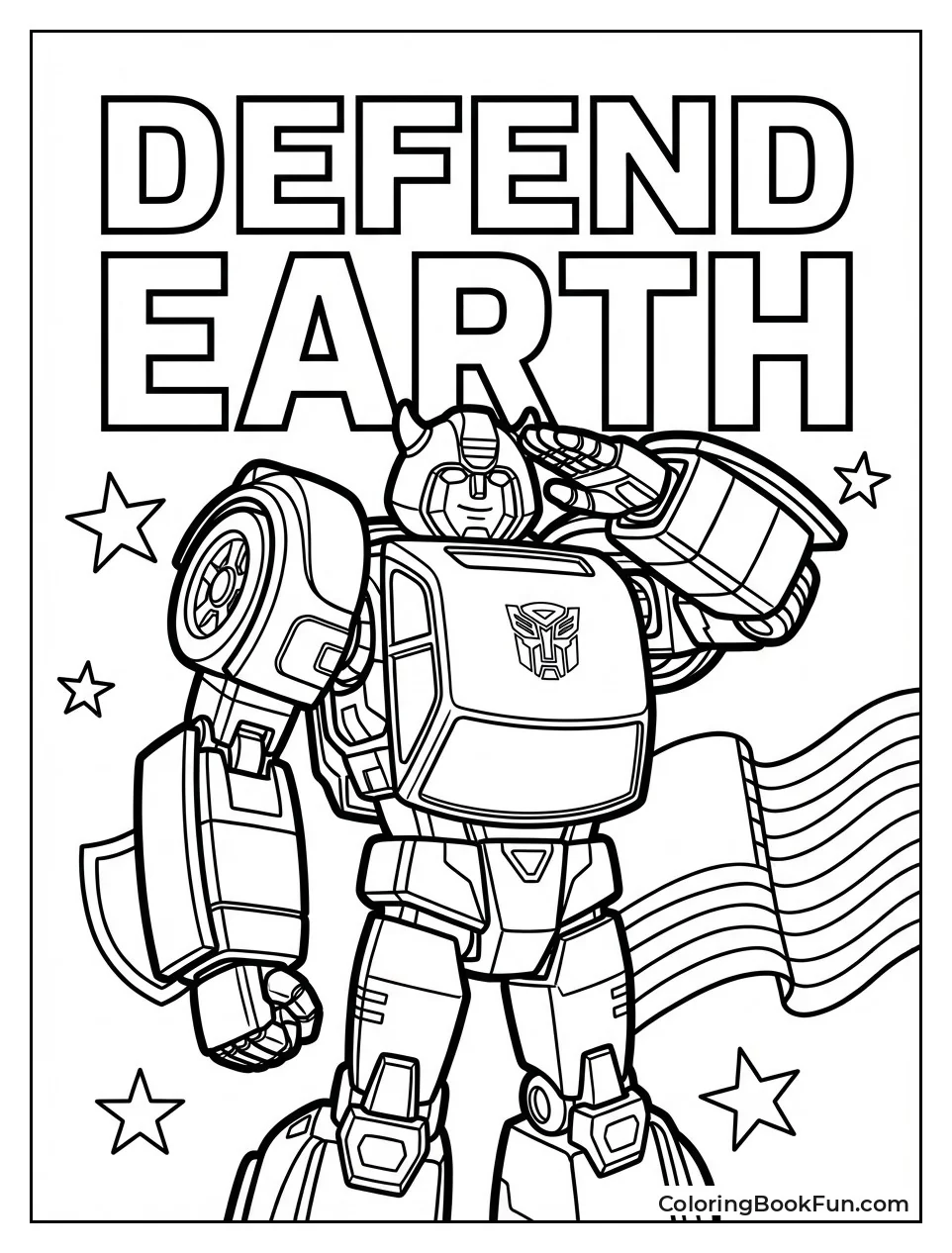 Bumblebee Salutes Earth Defender