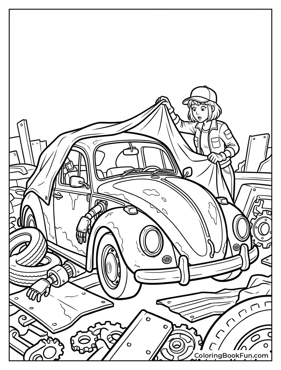 Bumblebee Hides Junkyard Charlie