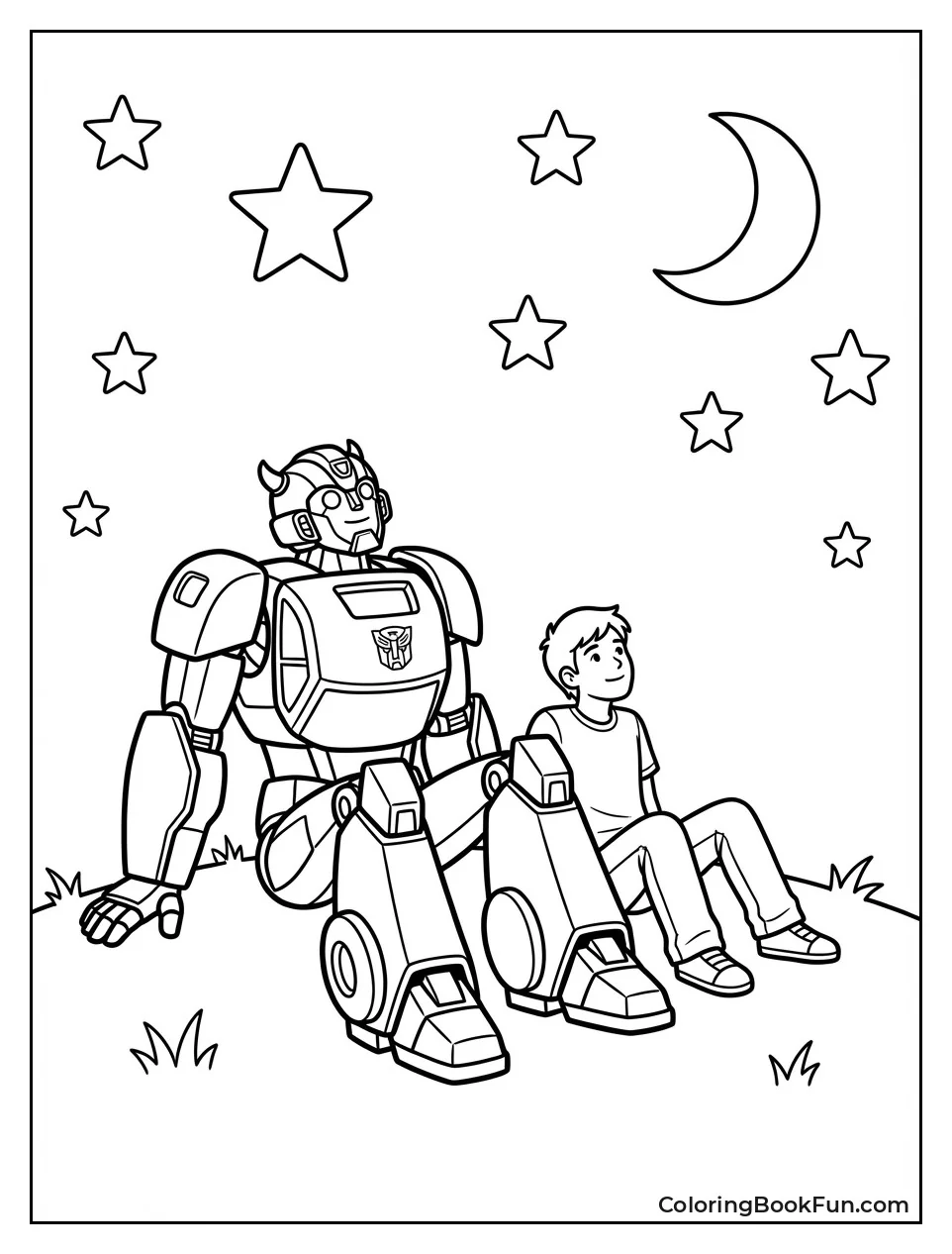 Bumblebee Stargazes with Friend