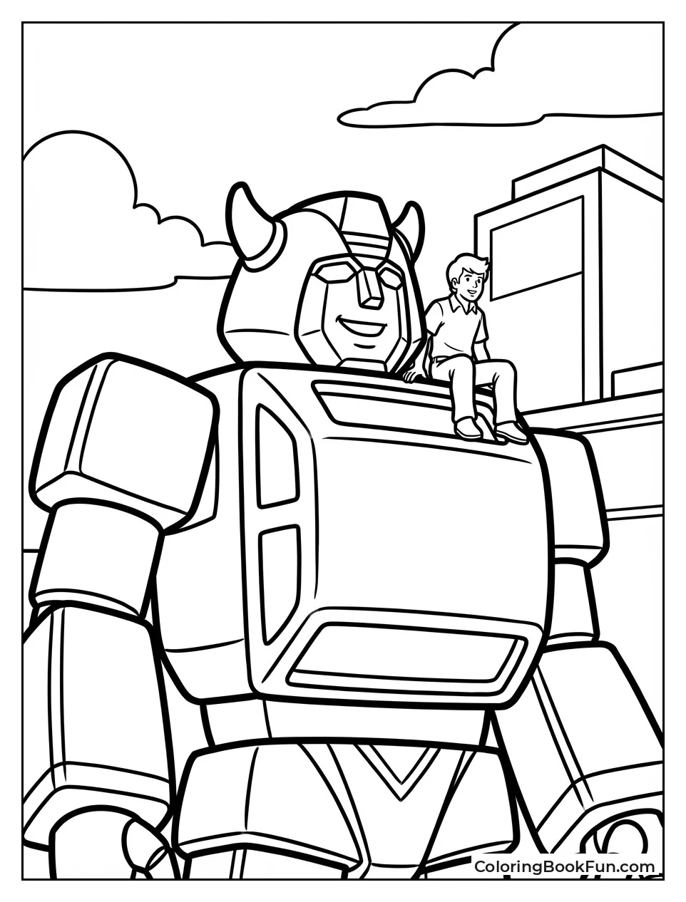 Bumblebee Carries Spike Friend