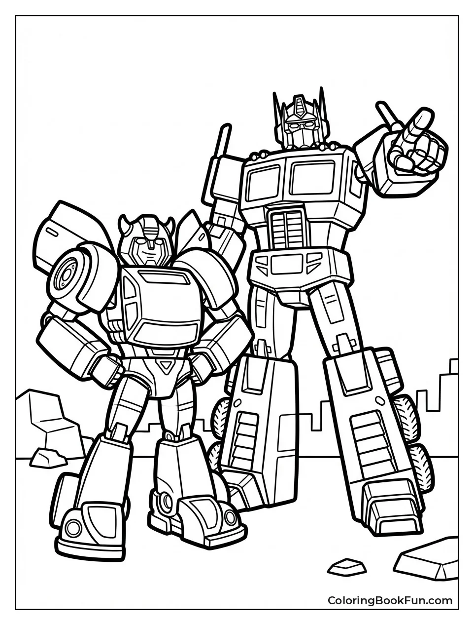 Bumblebee Teams with Optimus