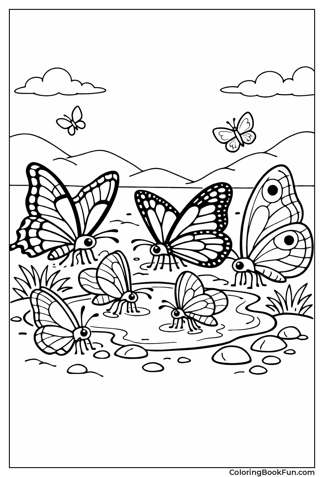 Butterflies at Mud Puddle