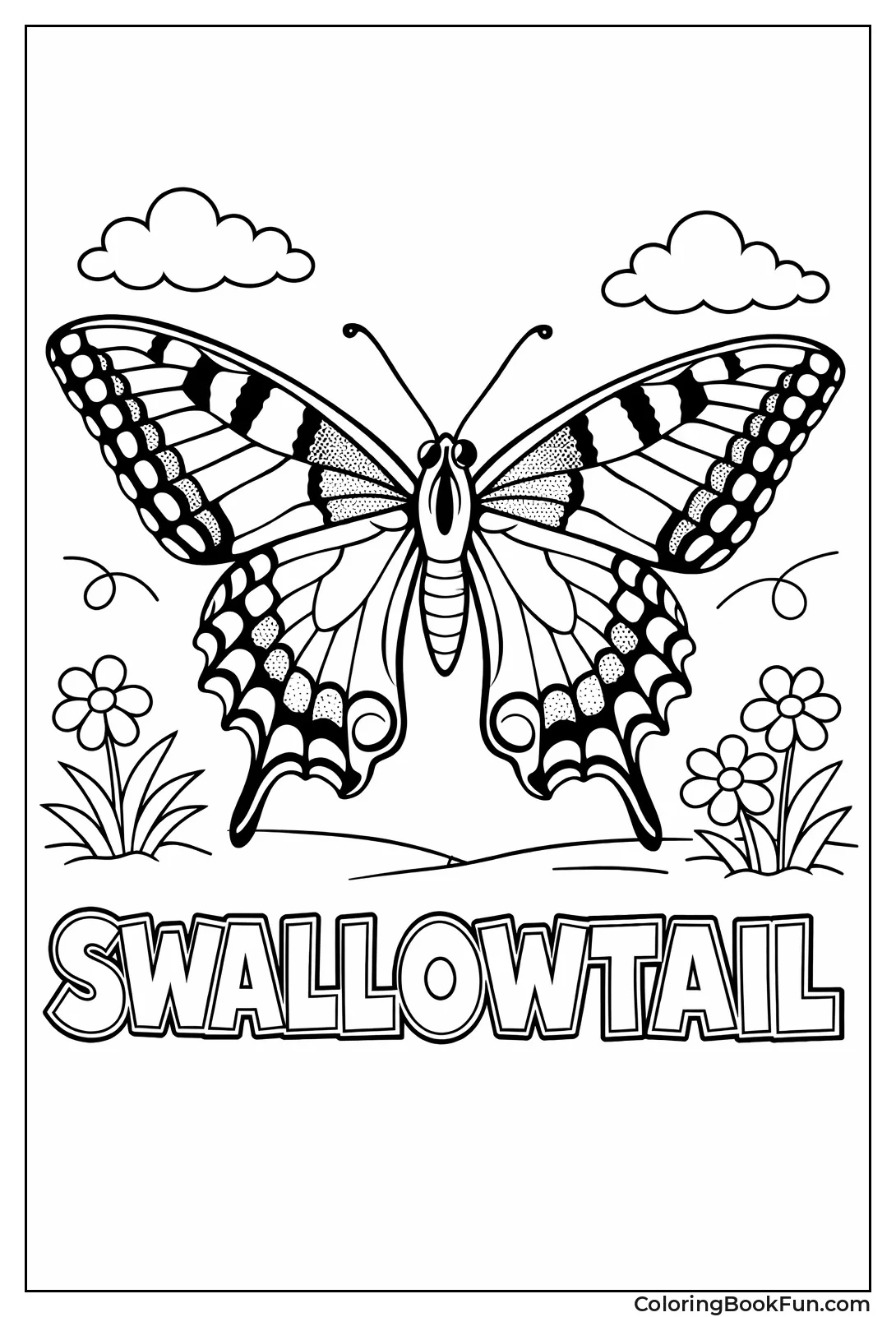 Swallowtail Butterfly Portrait