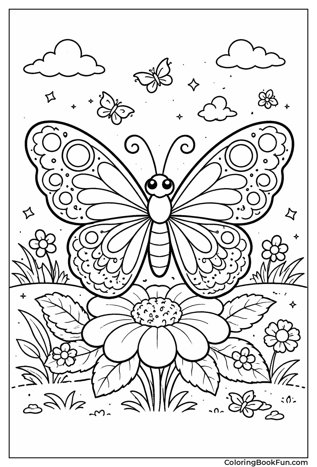 Butterfly Displays Wings