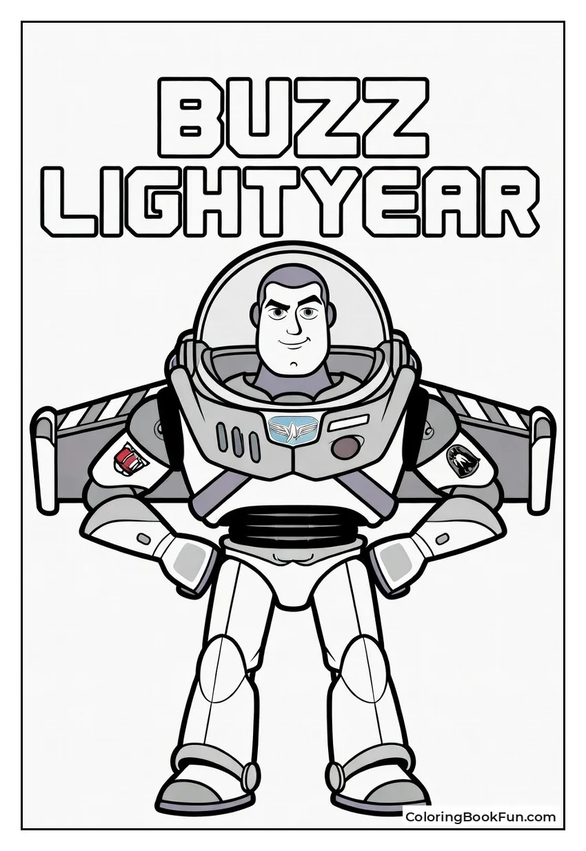 Buzz Stands Proud Hands on Hips