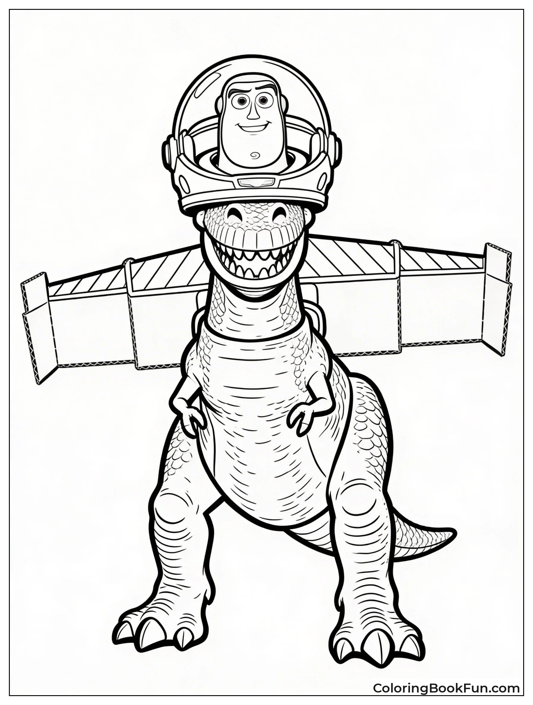 Rex Pretends to Be Buzz