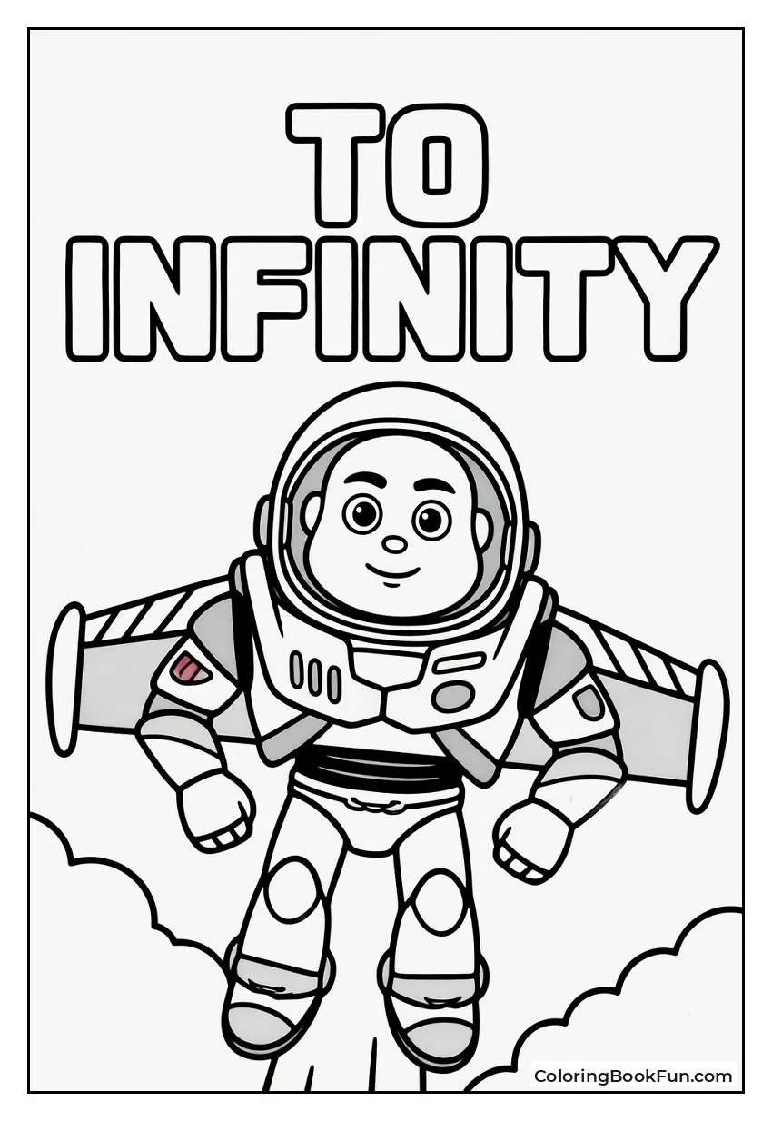 Buzz Blasts off on Rocket