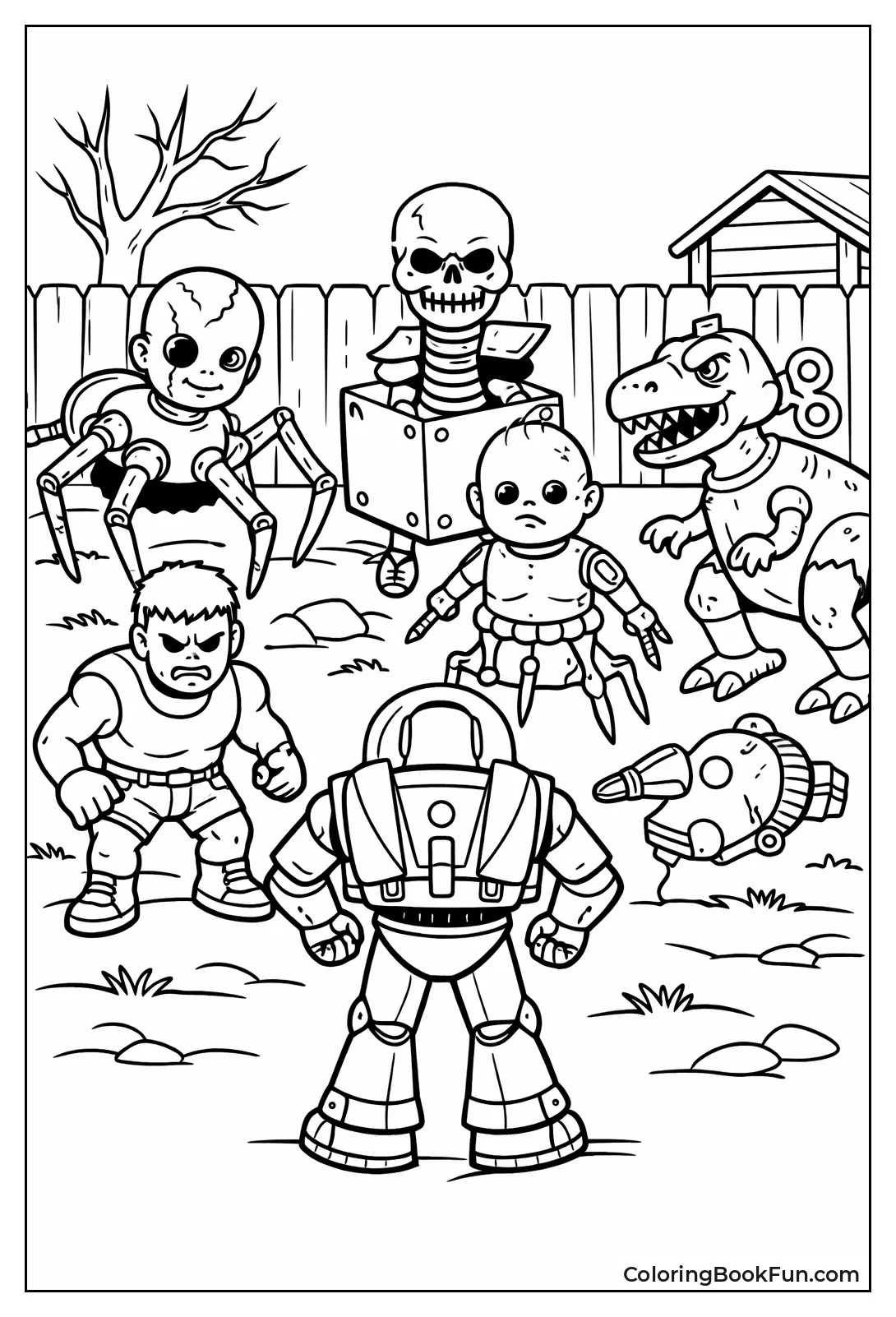 Buzz Faces Scary Mutant Toys