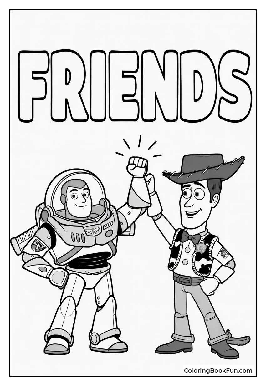 Buzz High Fives Woody