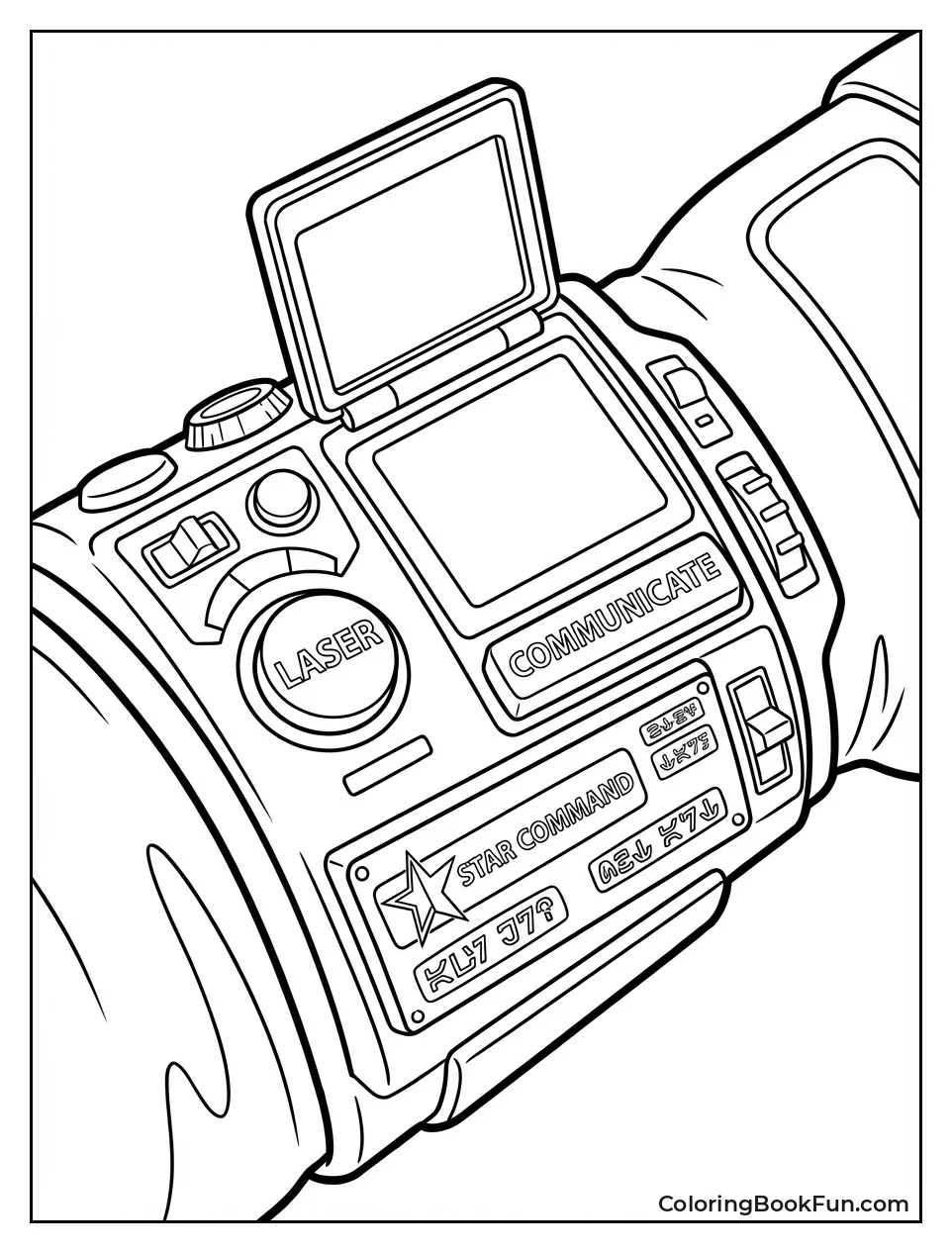 Buzz's Wrist Communicator Panel