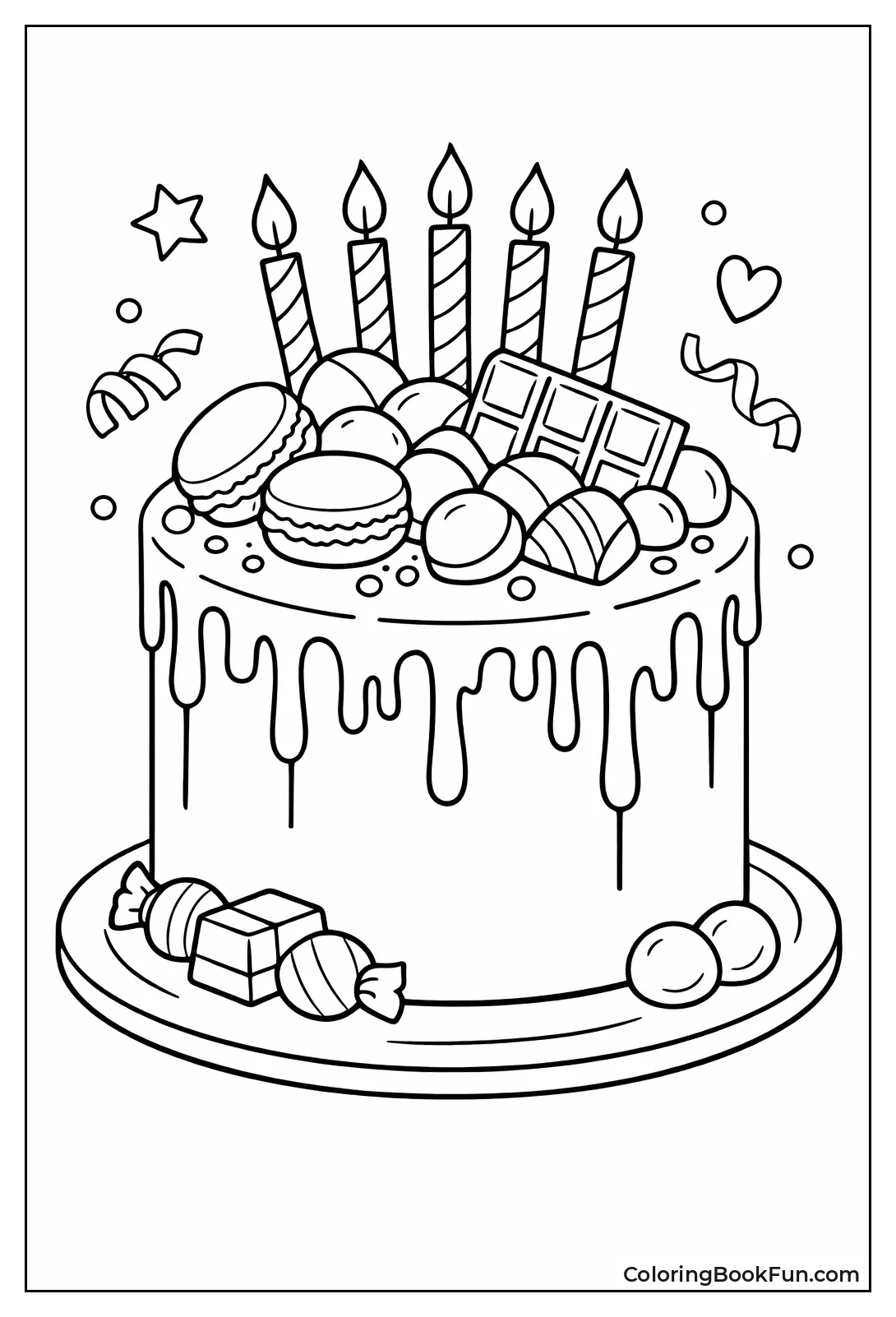 Dripping Chocolate Ganache Cake