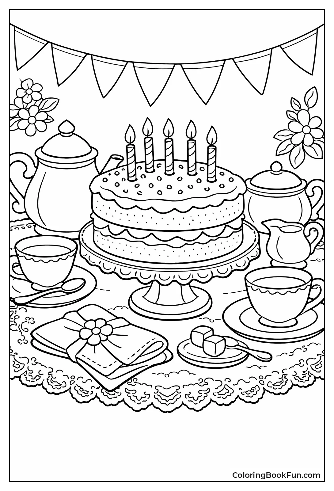Tea Party with Cake