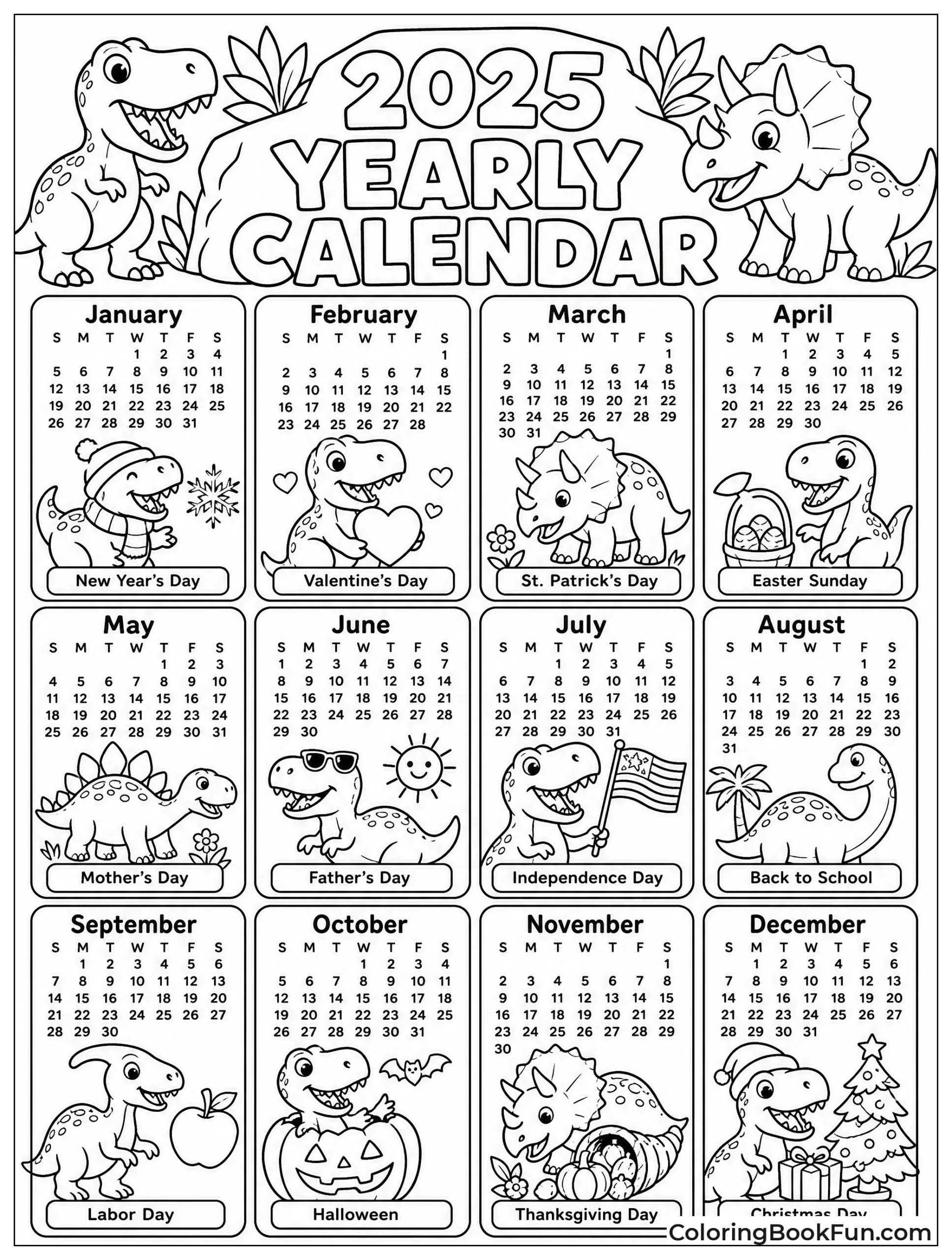 Dinosaurs Roar at Yearly Events