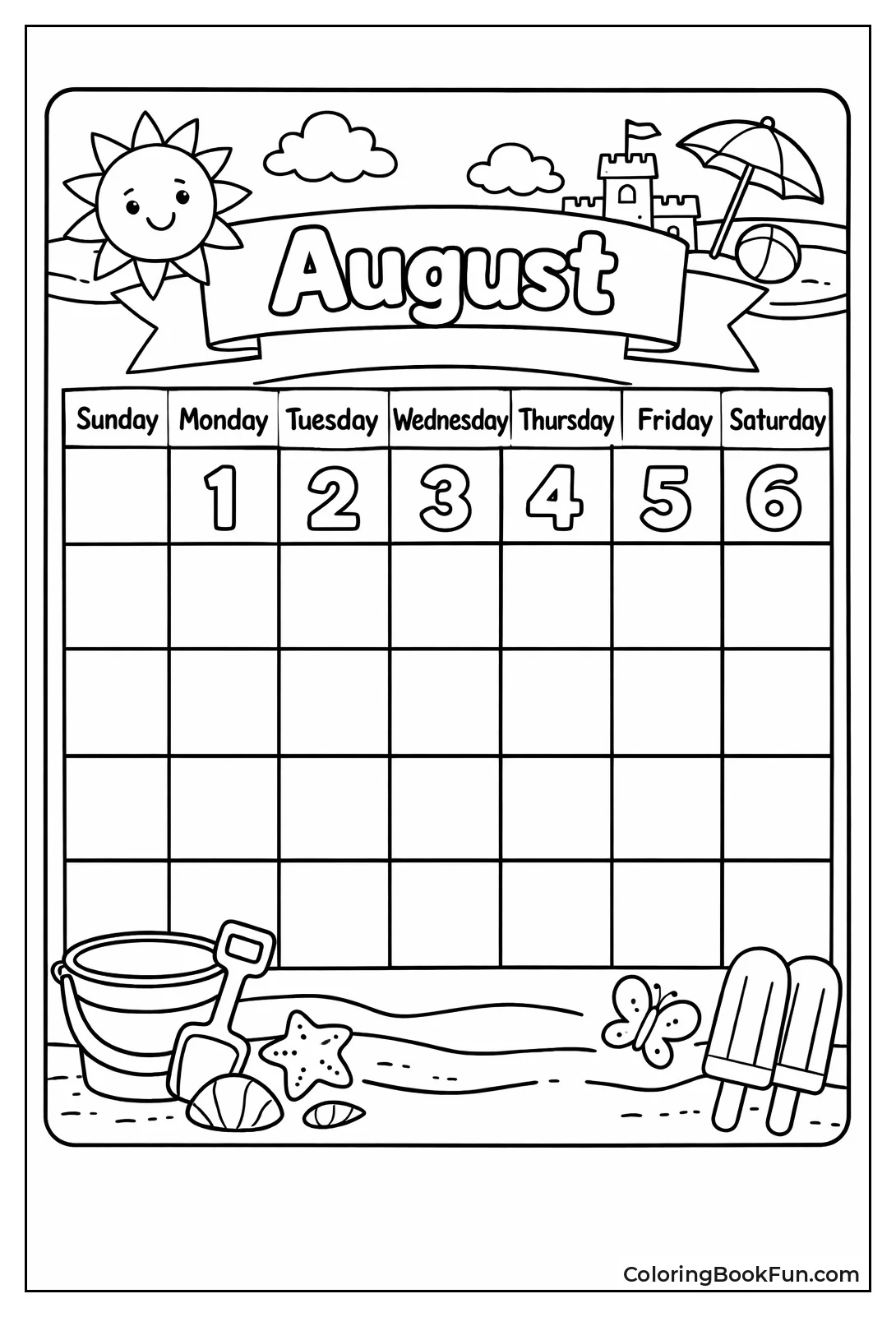 Giant Flashcard for One Month